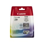 CANON PG40 NEGRO + CL41 TRICOLOR MULTIPACK ORIGINAL