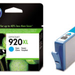 HP 920XL CYAN CARTUCHO DE TINTA ORIGINAL CD972AE